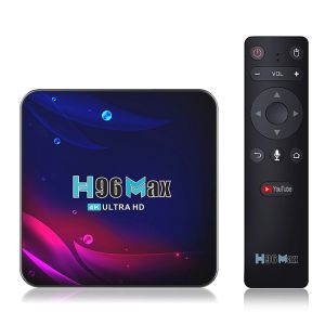 H96 TV Box Max V11, 4K, RK3318, 4/64GB, Bluetooth remote, Android 11