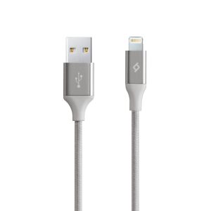 TTEC AlumiCable Braided USB to Lightning Cable Γκρι 1.20m (2DK16G)
