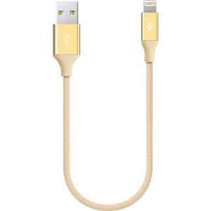 TTEC Braided USB to Lightning Cable Χρυσό 0.3m (2DK28A)