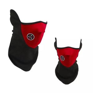 Star Tech Προστατευτική μάσκα προσώπου ποδηλασίας - Κόκκινο/Μαύρο
