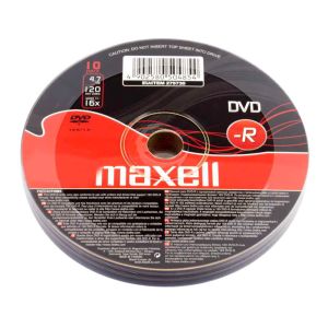 MAXELL DVD-R 4.7GB/120min, 16x speed, spindle pack 10τμχ