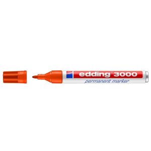 EDDING ανεξίτηλος μαρκαδόρος 3000, 1.5-3mm, επαναγεμιζόμενος, κόκκινος