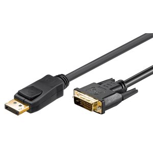 GOOBAY καλώδιο DisplayPort σε DVI-D Dual-Link 51963, 5m, μαύρο