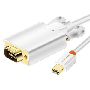 CABLETIME καλώδιο Mini DisplayPort σε VGA AV588, 1080p, 1.8m, λευκό