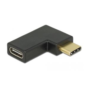 DELOCK Adapter USB 3.1 Gen 2 Type-C male σε female, 90°, left/right