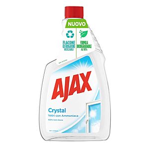 AJAX Καθαριστικό spray για τζάμια Crystal, ανταλλακτικό, 750ml