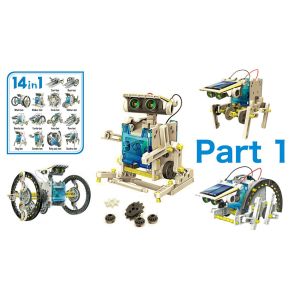 Εκπαιδευτικό robot kit AG211B, 14 σε 1, Ηλιακό