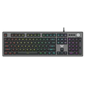 AULA Gaming πληκτρολόγιο F2028, RGB, μαύρο-γκρι