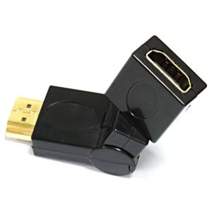 POWERTECH αντάπτορας HDMI CAB-H026, περιστρεφόμενος, μαύρος