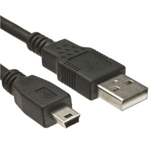 POWERTECH Καλώδιο USB 2.0 σε USB Mini, copper, 3m, μαύρο