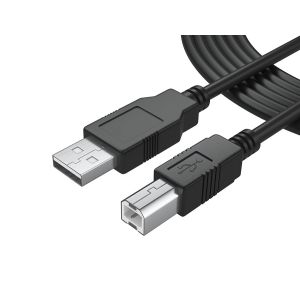 POWERTECH Καλώδιο USB 2.0 σε USB Type Β, copper, 5m, μαύρο