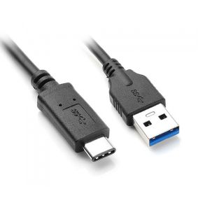 POWERTECH Καλώδιο USB 3.0 σε USB Type-C, 1m, Black