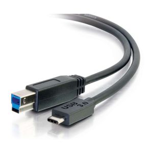 POWERTECH Καλώδιο CAB-UC015 USB 3.0 Type-C σε USB Type B, 1m, μαύρο