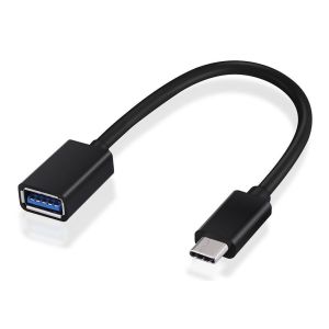 POWERTECH καλώδιο USB-C σε USB 3.1 θηλυκό CAB-UC016, OTG, 0.20m, μαύρο