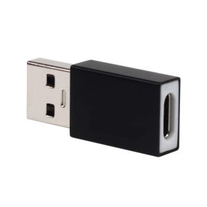 POWERTECH αντάπτορας USB σε USB-C θηλυκό CAB-UC024, μαύρος