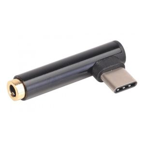 POWERTECH αντάπτορας USB-C σε 3.5mm θηλυκό CAB-UC028, μαύρος