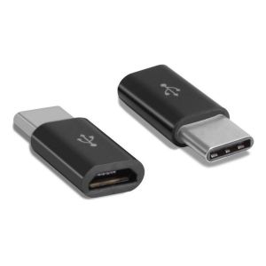 POWERTECH Adapter USB Type-C (M) σε Micro USB (F) CAB-UC043, longer tip
