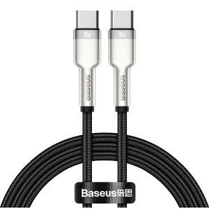 BASEUS καλώδιο USB Type-C CATJK-C01, 5A 100W, 1m, μπεζ