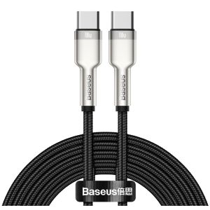 BASEUS καλώδιο USB Type-C CATJK-D01, 5A 100W, 2m, μπεζ