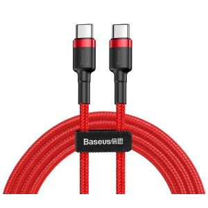BASEUS καλώδιο USB Type-C CATKLF-G09, 3A 60W, PD2.0, 1m, κόκκινο
