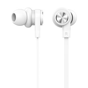 CELEBRAT earphones με μικρόφωνο D9, 10mm, 1.2m, λευκά