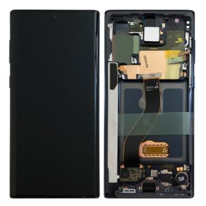SAMSUNG Original LCD Touch Screen GH82-20818A, Note 10 SM-N970F, μαύρη