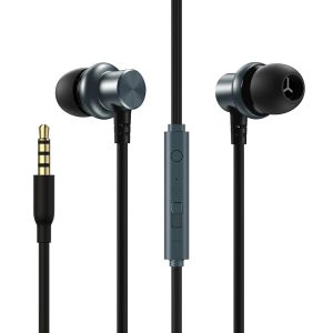 JOYROOM earphones με μικρόφωνο JR-EL115, 3.5mm, 1.2m, μαύρα