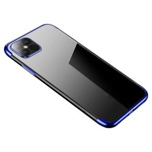 POWERTECH θήκη Clear color MOB-1595, iPhone 12/12 Pro, μπλε