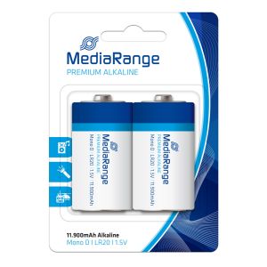 MEDIARANGE Premium αλκαλικές μπαταρίες Mono D LR20, 1.5V, 2τμχ