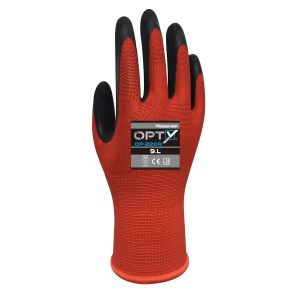 WONDER GRIP γάντια εργασίας Opty 280RR, αντιολισθητικά, 9/L, κόκκινο