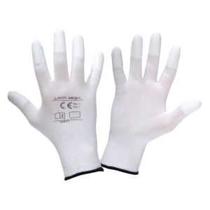 LAHTI PRO γάντια εργασίας L2311, λεπτά, 10/XL, λευκά