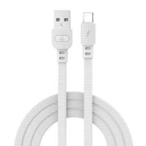 POWERTECH καλώδιο USB σε Micro USB armor PTR-0098, 15W 3A, 1m, λευκό
