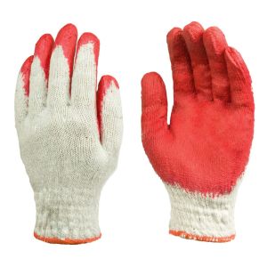 Γάντια εργασίας REK11, αντιολισθητικά, γκρι-κόκκινο