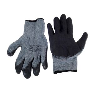 AMIO Αντιολισθητικά γάντια εργασίας DRAGON REK8, γκρι-μαύρο