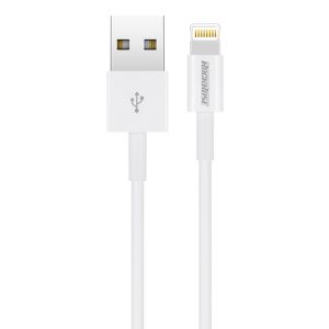 ROCKROSE καλώδιο USB σε Lightning Zeta AL, 2.4A 12W, 1m, λευκό