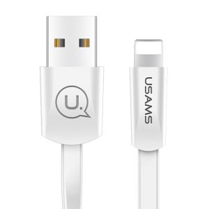 USAMS Καλώδιο USB σε Lightning US-SJ199, 1.2m, λευκό