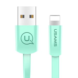 USAMS Καλώδιο USB σε Lightning US-SJ199, 1.2m, πράσινο
