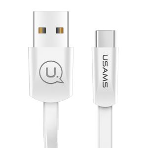 USAMS Καλώδιο USB σε Type-C US-SJ200, 1.2m, λευκό