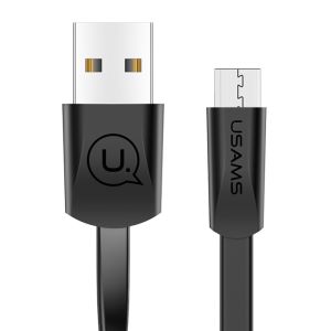 USAMS Καλώδιο USB σε Micro USB US-SJ201, 1.2m, μαύρο