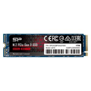 SILICON POWER SSD PCIe Gen3x4 M.2 2280 UD70, 1TB, 3.400-3.000MB/s