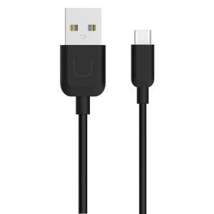 USAMS Καλώδιο USB σε Type-C US-SJ099 U-Turn, 1m, μαύρο