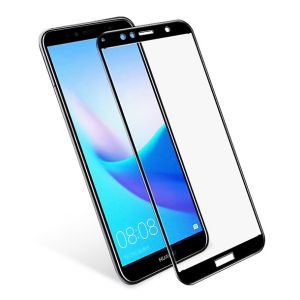 POWERTECH Tempered Glass 5D Full Glue για Huawei Y6/Y6 Prime 2018, μαύρο