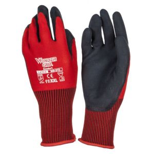 WONDER GRIP γάντια εργασίας Comfort, αντιολισθητικά, 11/XXL, κόκκινα
