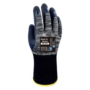 WONDER GRIP γάντια εργασίας Rock & Stone, αντιολισθητικά, 8/M, γκρι