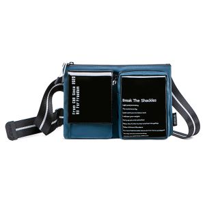 SUPER FIVE τσάντα ώμου XB00118-BL, μπλε