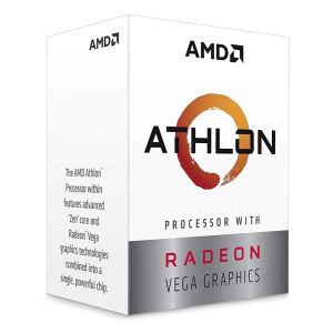 AMD CPU Athlon 3000G, 3.5GHz, 2 Cores, AM4, 5MB, Radeon Vega 3 Graphics