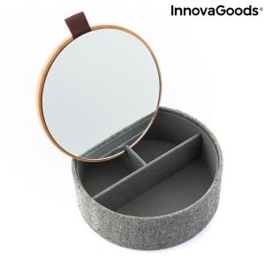 Κομψό Κουτί Κοσμήματων από Μπαμπού με Καθρέφτη Mibox InnovaGoods
