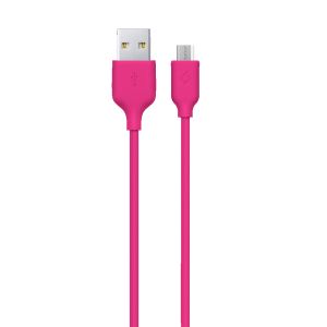 Micro USB Καλώδιο Φόρτισης & Συγχρονισμού Pink