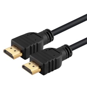 POWERTECH καλώδιο HDMI CAB-H067, CCS, Gold plated, 1m, μαύρο