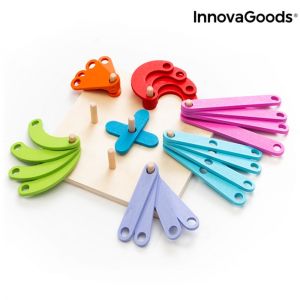 InnovaGoods Παιχνίδι Εκμάθησης Αριθμών και Γραμμάτων Koogame από Ξύλο για 36+ Μηνών
